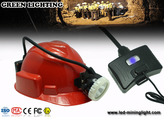 faro dei minatori delle miniere di carbone di 0.38M Cable White Color, luce del casco di 8000 minatori di lux IP68