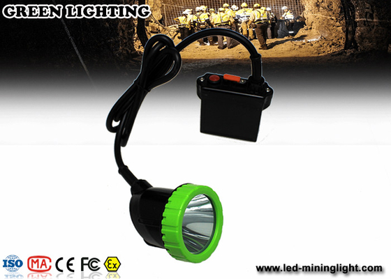 5W minatore delle miniere di carbone di alto potere LED Cap Lights Green e lampada capa nera 1500mA