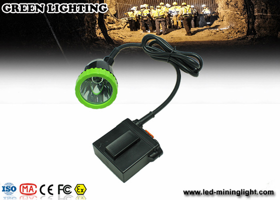 Lampade di estrazione mineraria lunghe del cavo LED con la batteria al litio di 1500mA 3.7V, faro resistente agli urti