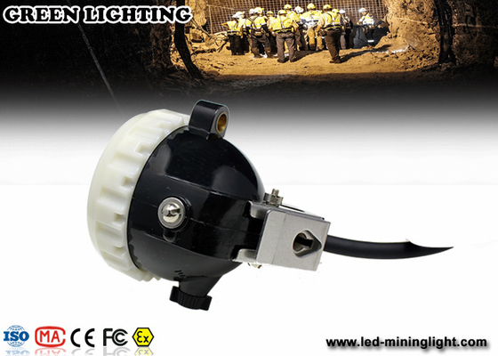 10000lux faro di estrazione mineraria di alta luminosità LED, lampade di cappuccio sotterranee di 3.7V 6.6Ah