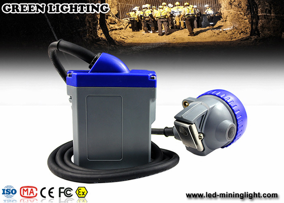 forte LED luce di estrazione mineraria di 4000lux, faro di estrazione mineraria di emergenza con 6.6Ah 3.7V Li Ion Battery