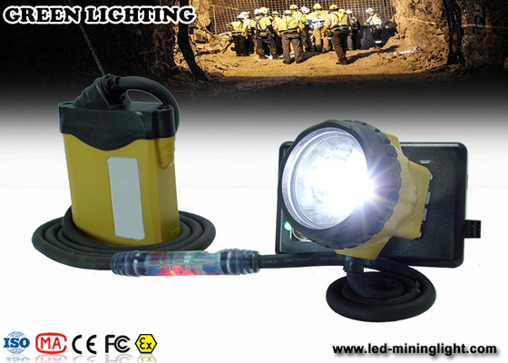 Luci con la batteria al litio di SAMSUNG, potere del cappuccio di estrazione mineraria di OEM/ODM LED della luce di 3W 800Ah