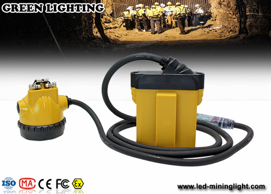 luci ricaricabili del cappuccio dei minatori della batteria 25000lux dello Li-ione 3.7V con l'indicatore LED del cavo