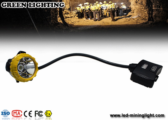 15000lux lampada di cappuccio impermeabile leggera dei minatori IP68 di estrazione mineraria di alta luminosità LED