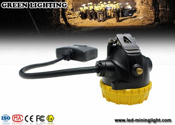 lampada montata casco semi- ricaricabile del cavo del faro di 3.7V 450mA LED