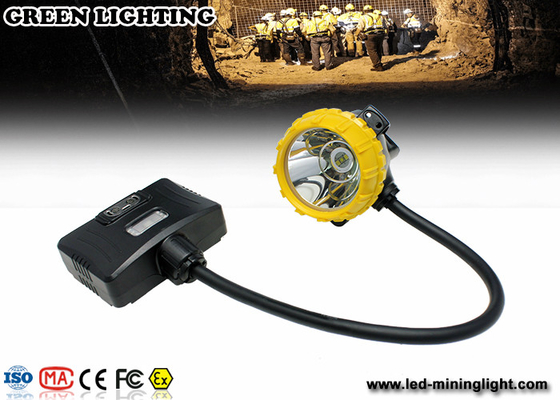 lampada montata casco semi- ricaricabile del cavo del faro di 3.7V 450mA LED