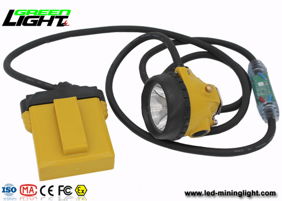 Lampada di estrazione mineraria protetta contro le esplosioni del IP 68 LED con la luce del cavo di sicurezza, 28000 Lux Miners Cap Lamp