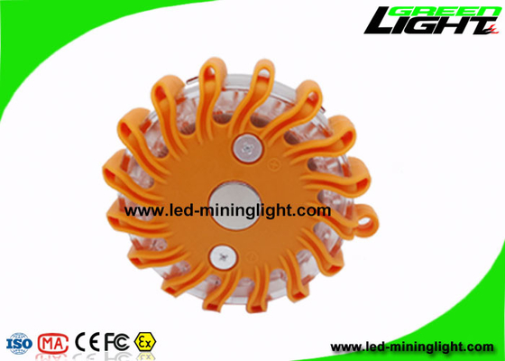 Colore arancio ricaricabile principale impermeabile su ordinazione della luce d'avvertimento una durata di prodotto in magazzino di 3 anni
