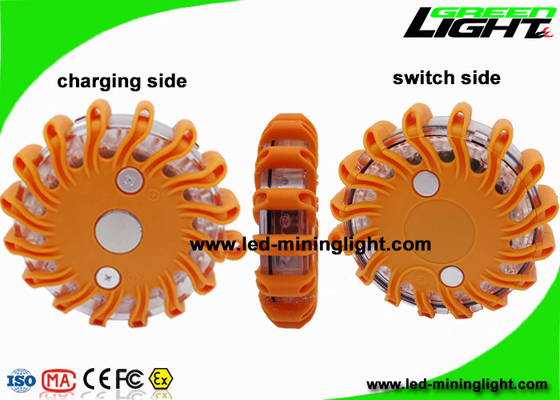 Disco ricaricabile di Amber Led Road Flares Emergency, segnale d'avvertimento infiammante del bene durevole luminoso eccellente