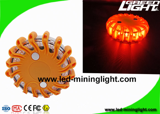 Chiarore d'avvertimento ricaricabile magnetico di FRED Flashing Roadside Emergency Disc LED con resistente agli urti impermeabile