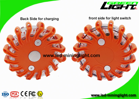 Chiarore d'avvertimento ricaricabile magnetico di FRED Flashing Roadside Emergency Disc LED con resistente agli urti impermeabile