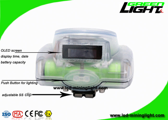 Esplosione estraente della lampada di cappuccio di 232 Lum LED anti con il caricatore di USB dello schermo di OLED