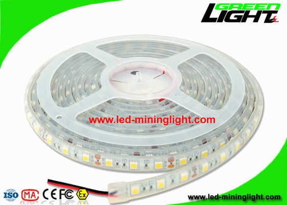 Le lampade fluorescenti flessibili impermeabili di SMD 5050 LED 5m hanno condotto la luce del nastro per i cantieri sotterranei scavando una galleria
