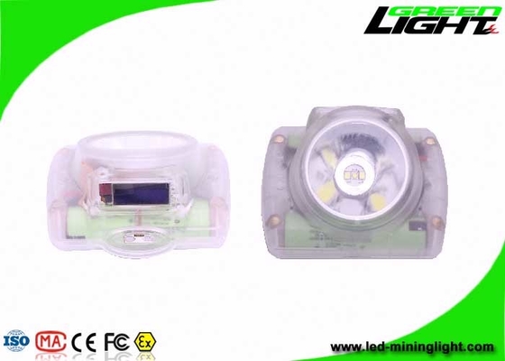 I minatori sotterranei di alto potere ricoprono le lampade senza cordone contro l'esplosione per scavare una galleria