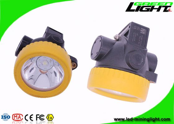 Capacità gialla della batteria della lampada di cappuccio dei minatori del LED 2,2 ah con una garanzia di anno