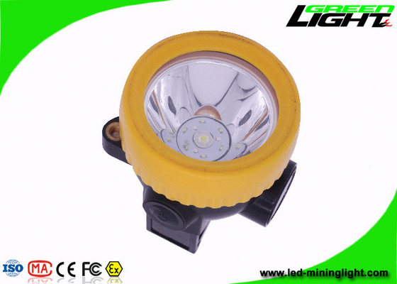 Capacità gialla della batteria della lampada di cappuccio dei minatori del LED 2,2 ah con una garanzia di anno