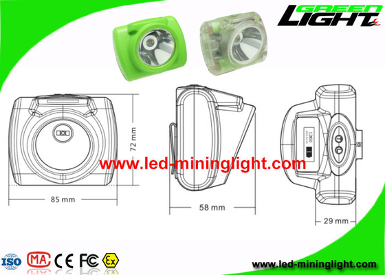 6,8 ah il casco LED di rendimento elevato si accende per il traforo della miniera in sotterraneo
