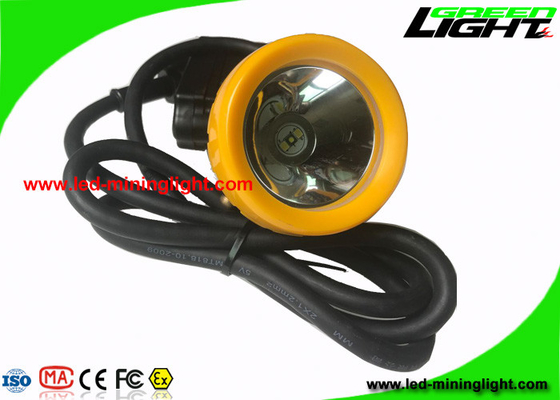 luci estraenti del cappuccio del nero 6.6Ah, luce del casco per minatore 420g con 16 ore di orario di lavoro