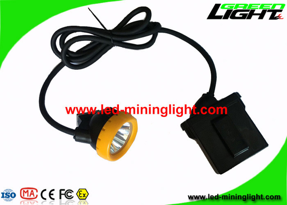 luci estraenti del cappuccio del nero 6.6Ah, luce del casco per minatore 420g con 16 ore di orario di lavoro