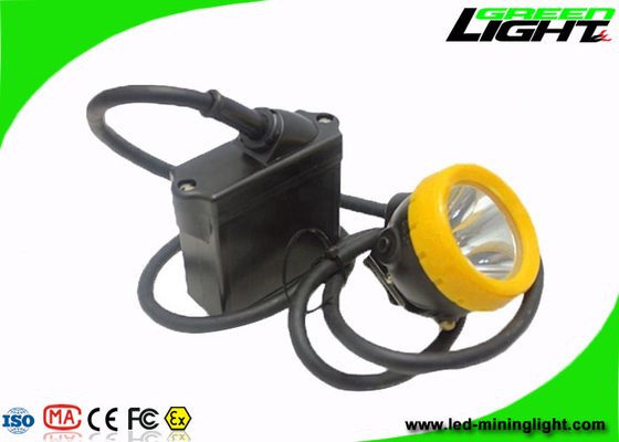 luci estraenti del cappuccio del nero 6.6Ah, luce del casco per minatore 420g con 16 ore di orario di lavoro