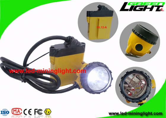 Faro di estrazione mineraria di 25000 lux LED, lampada di cappuccio dei minatori di sicurezza 10.4Ah protetta contro le esplosioni