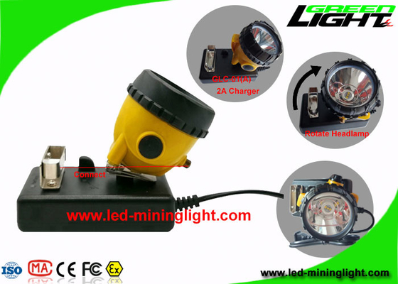 Faro di estrazione mineraria di 25000 lux LED, lampada di cappuccio dei minatori di sicurezza 10.4Ah protetta contro le esplosioni