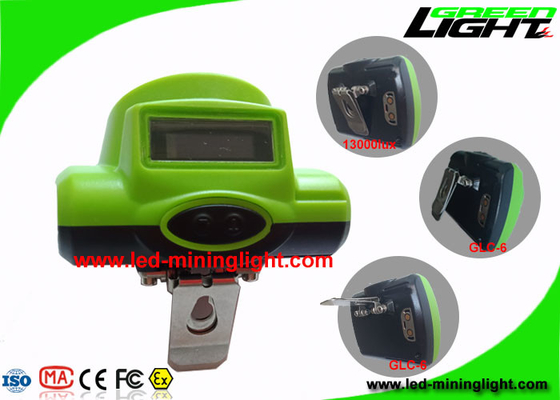 Schermo SOS di Oled della lampada di 13000 Lux Safety Miners Cordless Cap con USB/caricatore della culla 