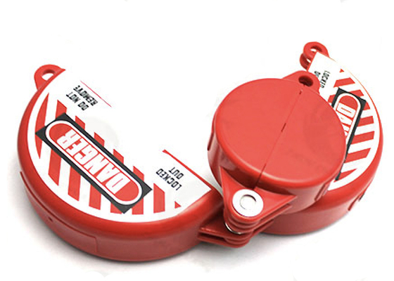 Blocco della valvola del cancello di colore rosso per 25 mm-330 mm Valvola, blocco della valvola del cancello standard Materiale ABS