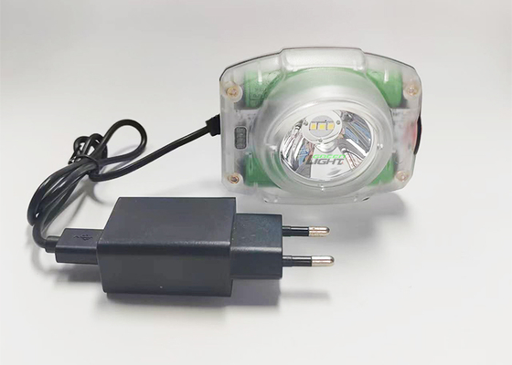 Lampade frontali da minatore cordless a LED portatili, 528 Lum, 7Ah, IP68, per miniere di carbone