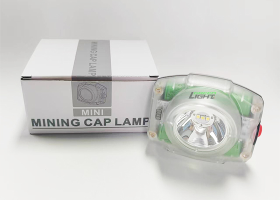 Lampada frontale da minatore a LED impermeabile di dimensioni compatte da 199 g, 23000 lux, 4,4 W, potente luce da minatore