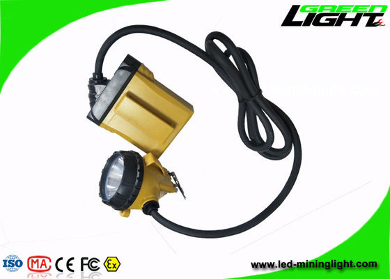 Luce di estrazione mineraria della luce abbagliante LED, faro di estrazione mineraria del LED con il grande pacchetto della batteria di capacità