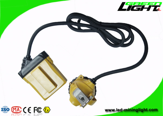 Ore di orario di lavoro di luminosità 13 - 15 della lampada di cappuccio dei minatori della batteria 10.4Ah 25000lux