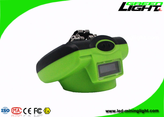 Luce di estrazione mineraria di colore verde LED, lampada di minatori del LED con il caricatore 13000lux di USB