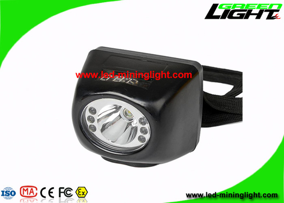 8000 impermeabili ricaricabili Lux Coal Miners Headlamp With 15 ore di tempo di illuminazione