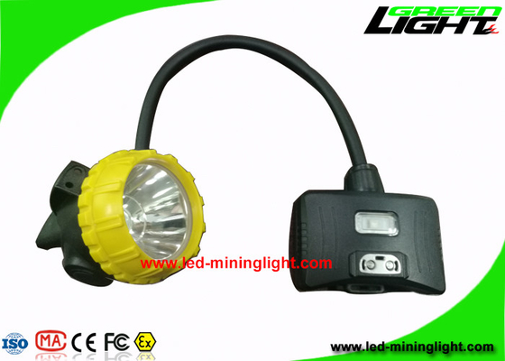 il cappuccio di estrazione mineraria della batteria di 6.8Ah Panasonic accende la batteria di 15000 Lux Coal Underground Hard Hat