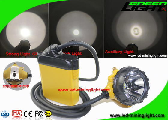 avvertimento massimo minimo di potere basso di Cree With Cable SOS del fascio della luce del casco per minatore 10.4Ah