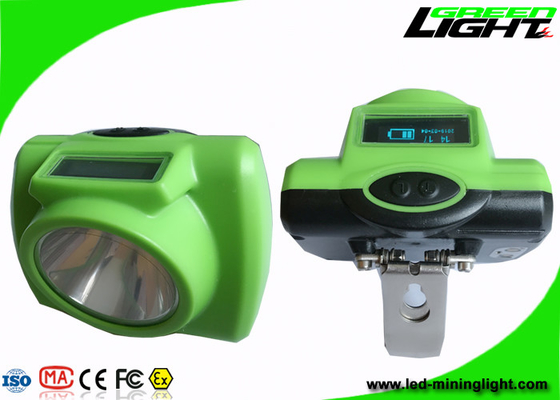 Colore verde protetto contro le esplosioni 3.7V dei minatori di sicurezza ricaricabile senza cordone del faro