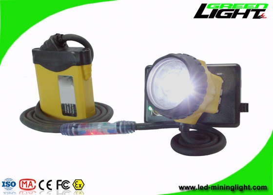 Anti batteria esplosiva di Lux Illuminance With 10.4Ah della luce 25000 del casco per minatore