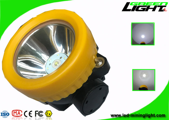 Lampada 1000 di cappuccio estraente senza cordone sotterranea dei minatori dei cicli della batteria del peso leggero delle luci 191g
