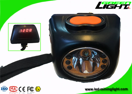 5.7Ah 8000lux ha condotto la metropolitana impermeabile estraente della lampada di cappuccio con lo schermo LCD della luce abbagliante
