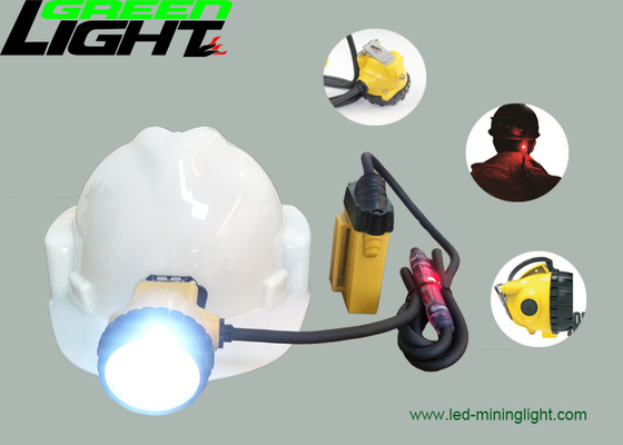 capacità leggera della luce abbagliante 10.4Ah di estrazione mineraria di 25000lux LED con lampeggiante del cavo