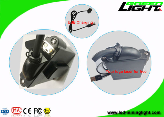 Il cappuccio estraente della sicurezza accende il fascio massimo minimo 10000lux con l'indicazione di carico di USB del cavo