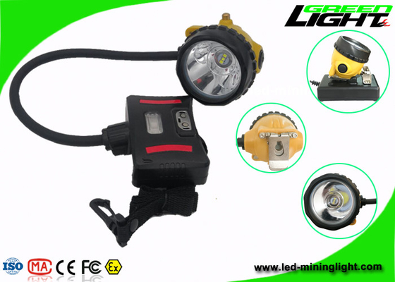 orario di lavoro ricaricabile di luminosità 15hours dei fari 15000lux della luce di estrazione mineraria di 6.8Ah LED