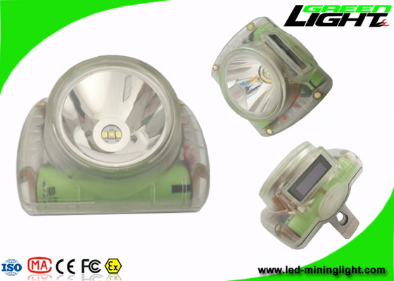 le lampade di cappuccio senza cordone di estrazione mineraria di 13000lux LED IP68 impermeabilizzano USB che incarica dello schermo di OLED
