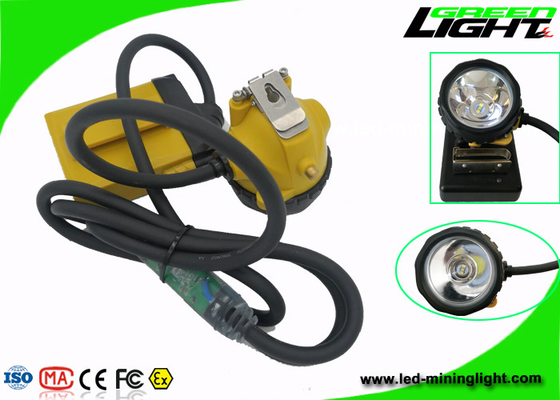 Luci estraenti ricaricabili del casco LED della prova 25000lux dell'acqua IP68 con capacità 10.4Ah