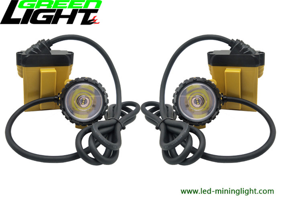 25000 tazza d'accensione di alluminio di Lux Corded Miners Cap Lamp 10.4Ah con il punto luminoso perfetto IP68 impermeabile