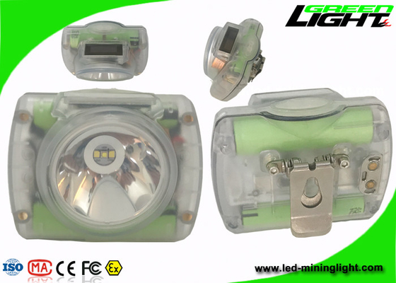 lampade di cappuccio dei minatori di 3.7V Undergroud 6.8Ah leggero senza cordone Li - Ion Battery IP68