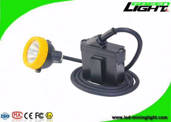 Lampada di cappuccio dei minatori di sicurezza 7.8Ah Li - Ion Battery 10000 Lux High Beam Corded Type