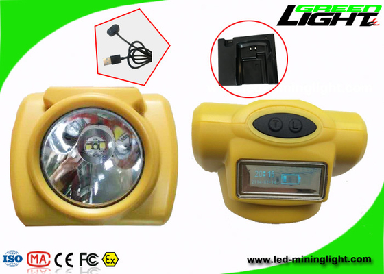 Luci estraenti durevoli del casco, risparmio energetico materiale di estrazione mineraria della lampada di cappuccio del PC