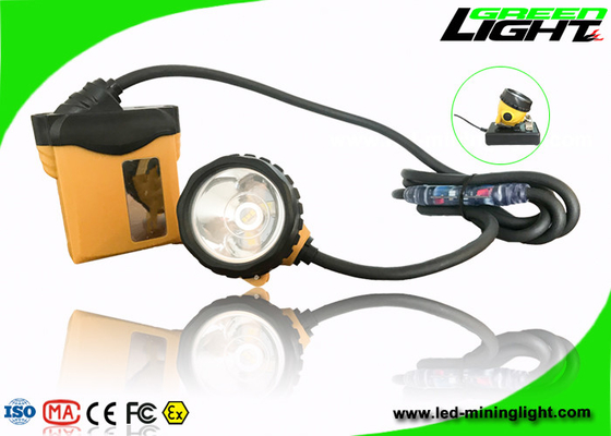Il casco estraente impermeabile IP68 ha condotto i cicli 1200 della batteria di luminosità delle luci 3.7V 25000lux